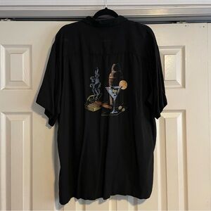 Vintage Luau Silk Martini Shirt
